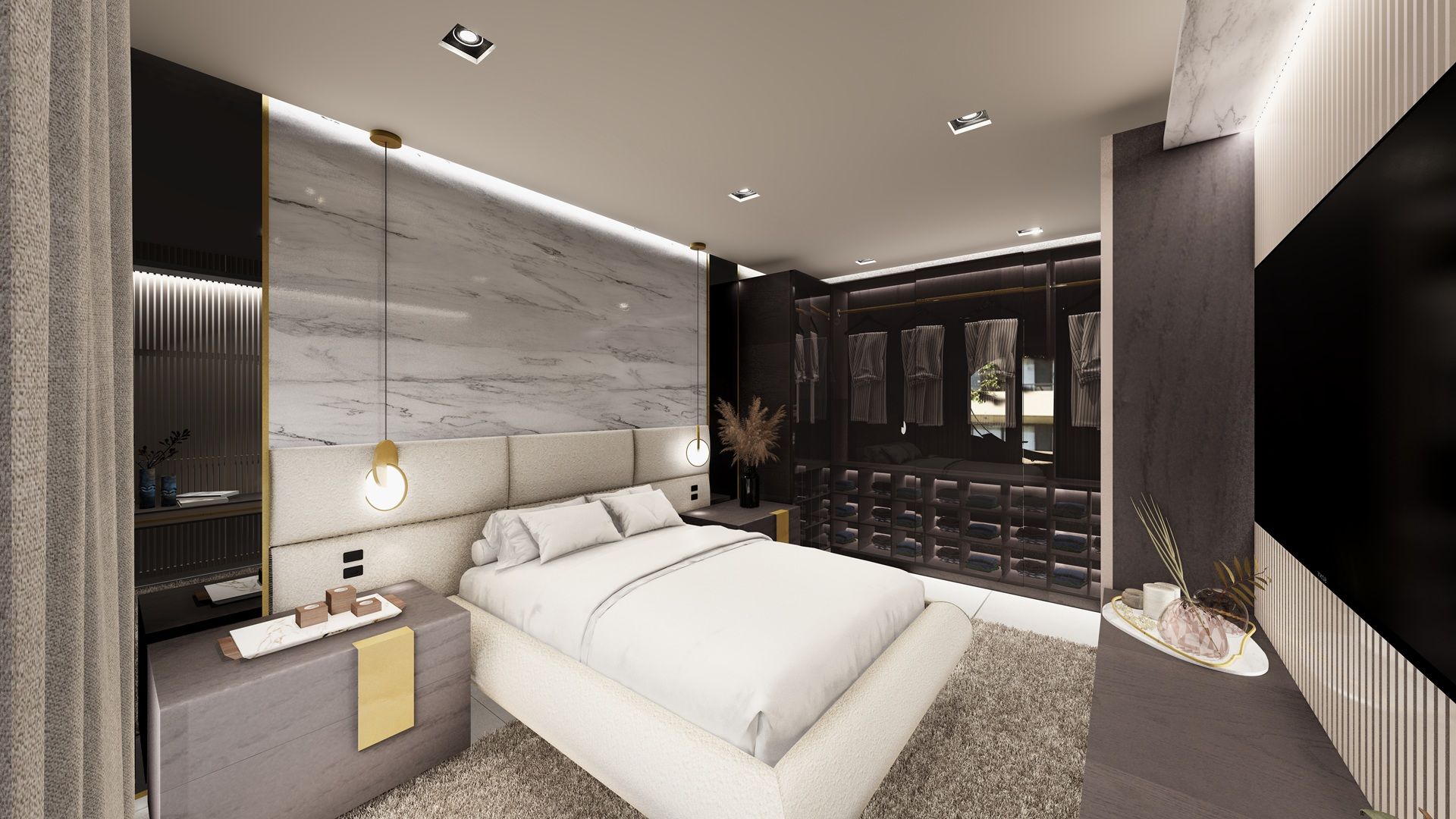 Projeto de interiores - suíte